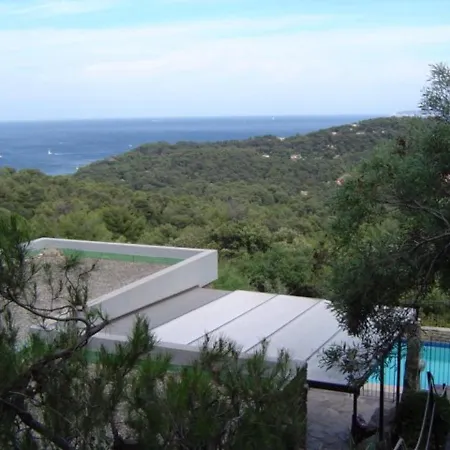 Villa 2 Ch. Avec Piscine, Vue Mer Panoramique, Acces Plages, Superette Et Ecole De Voile - Fr-1-610-89 Bormes-les-Mimosas